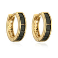 Midnight Luxe Hoops