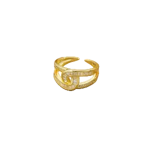 Round Ring - 18K Gold Plated Titanium Steel - BOGO