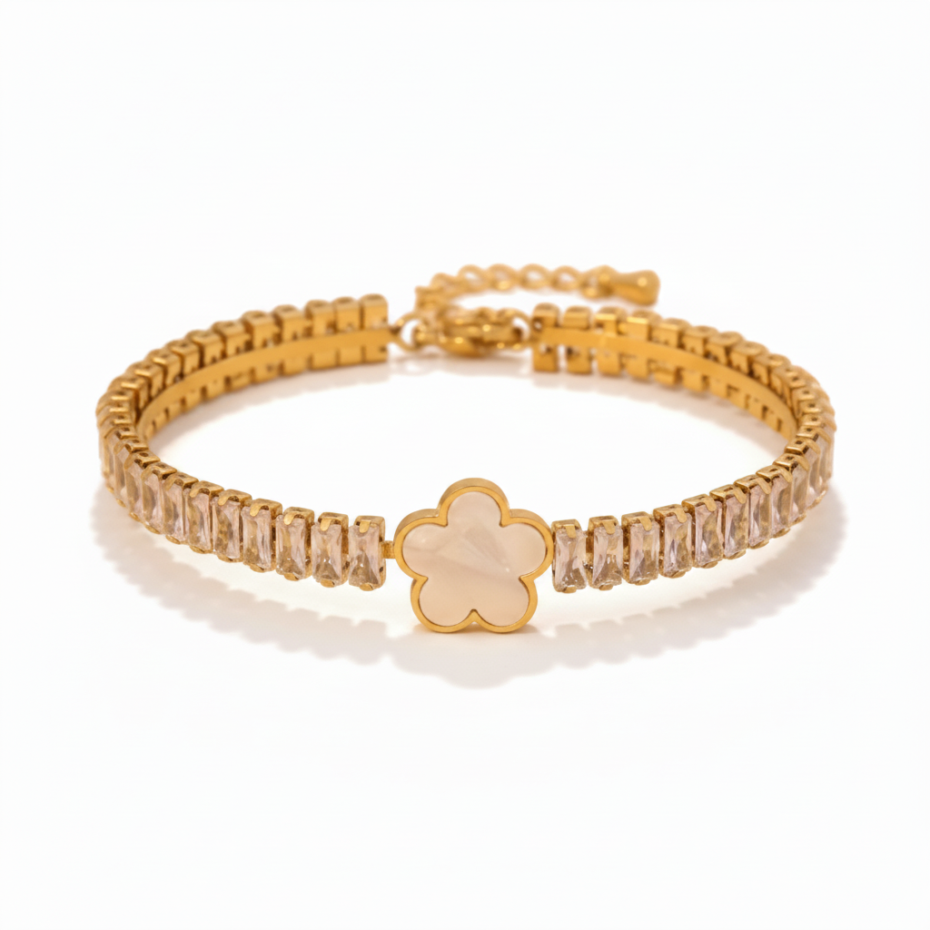 Petal & Stone Bracelet