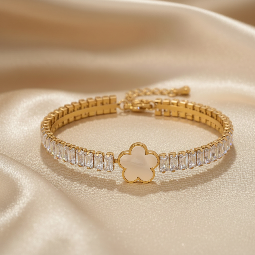 Petal & Stone Bracelet