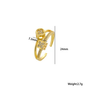 Round Ring - 18K Gold Plated Titanium Steel - BOGO