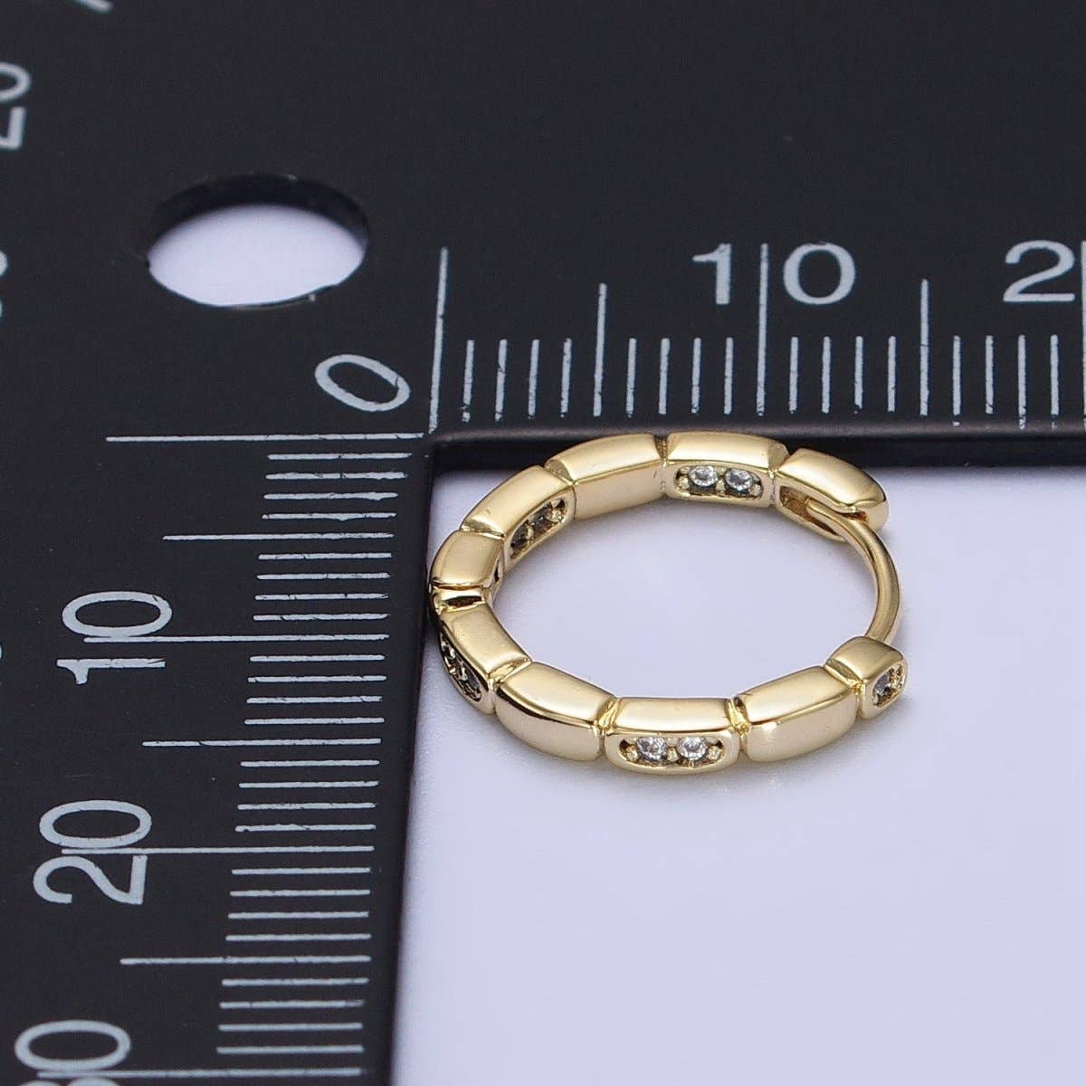 Gold Huggies earrings 14K Gold Filled