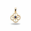 Midnight Clover Star Pendant-24K Gold Filled