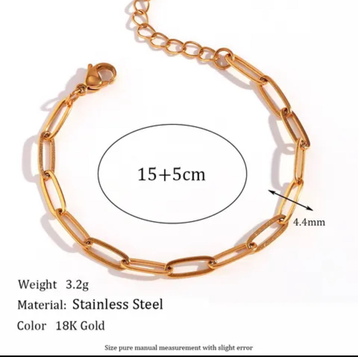 Paperclip bracelet