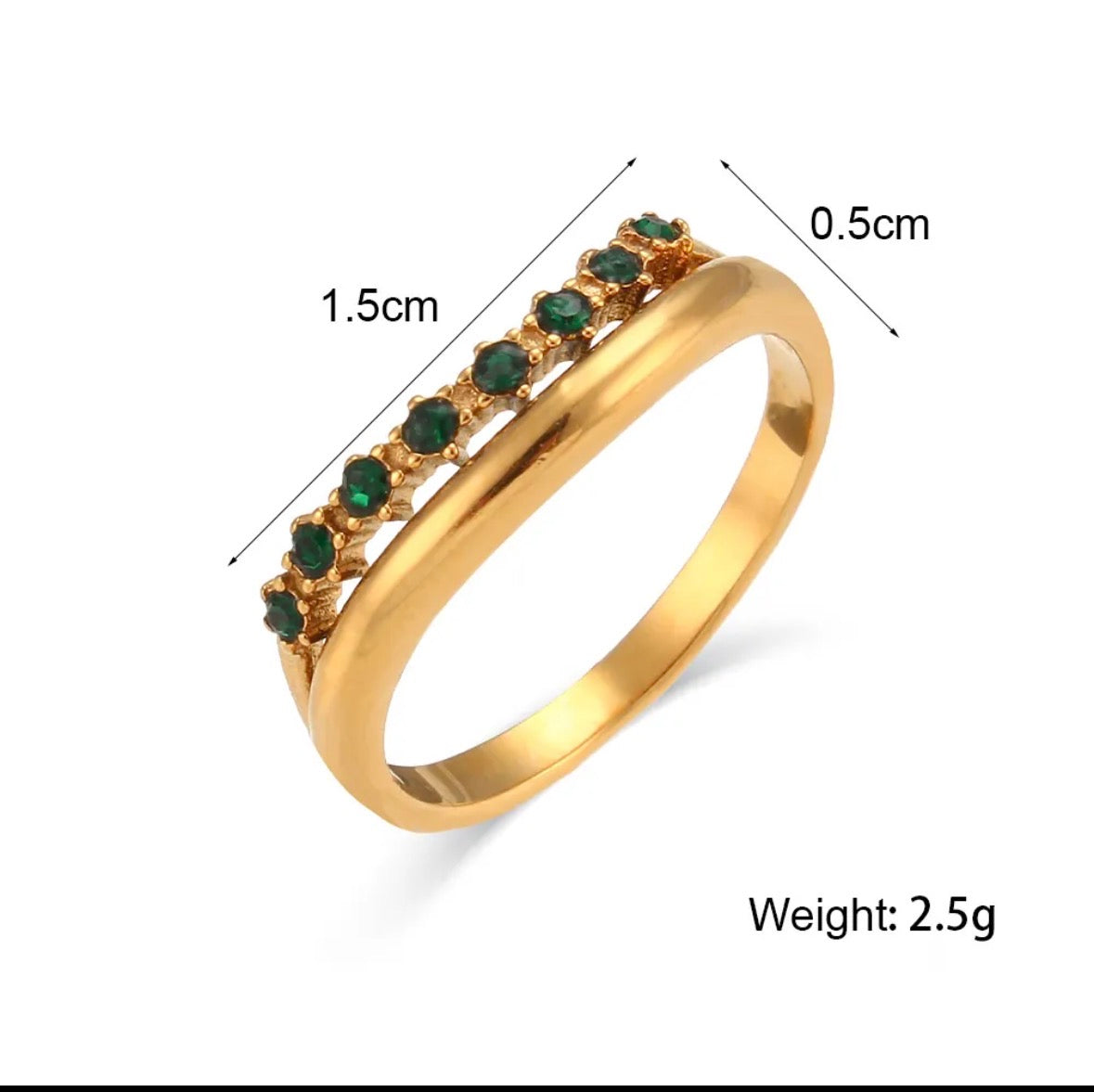Emerld Radiance Ring