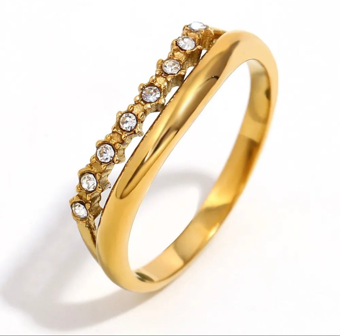 Twined elegance ring