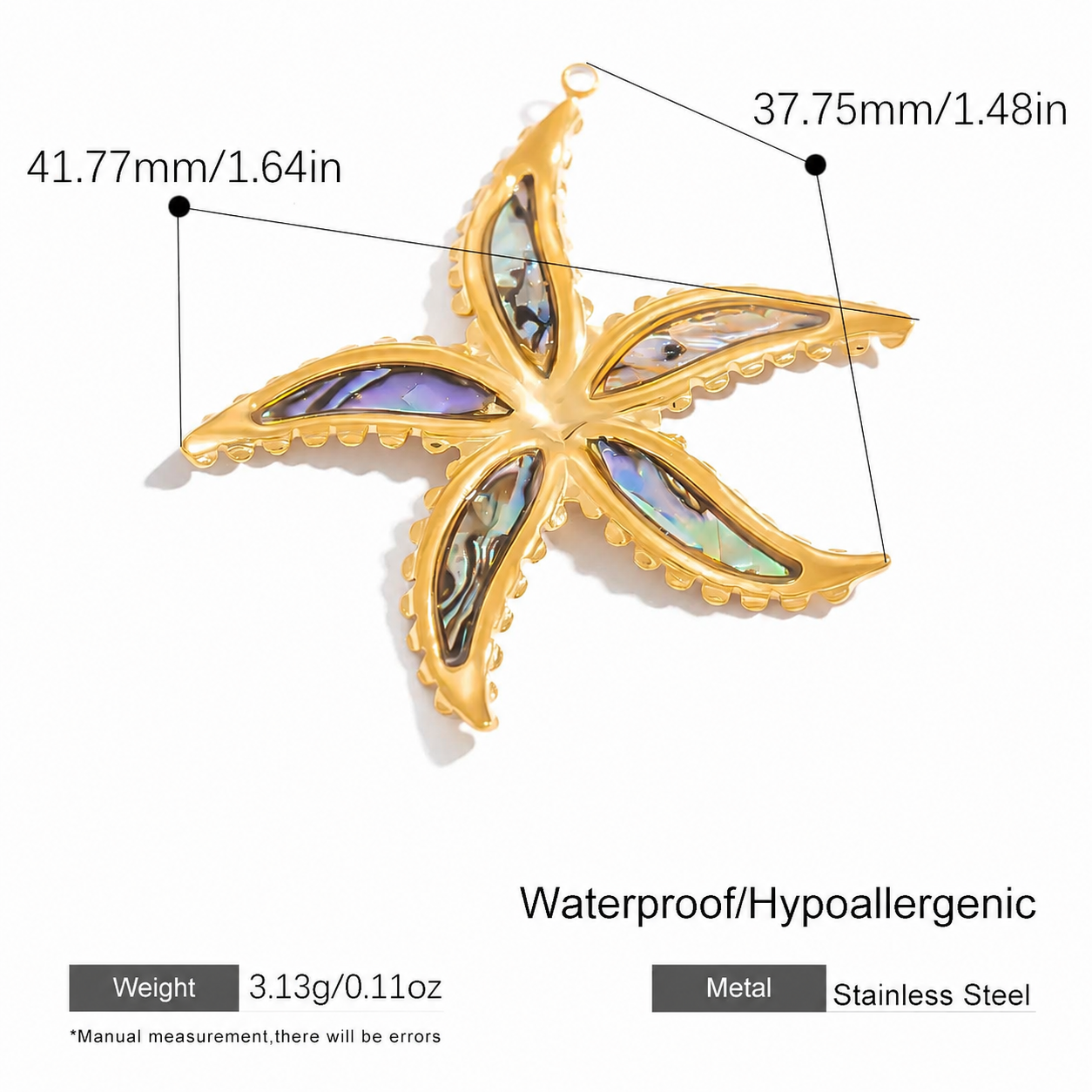 Aurora Starfish Charm