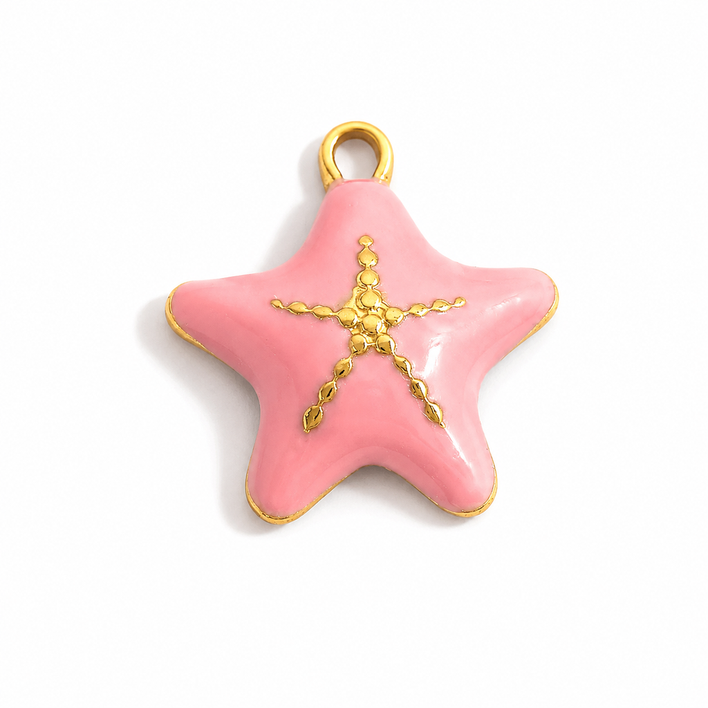 Blush Starfish Charm