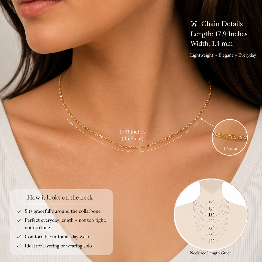 14K Gold Filled Singapore Chain