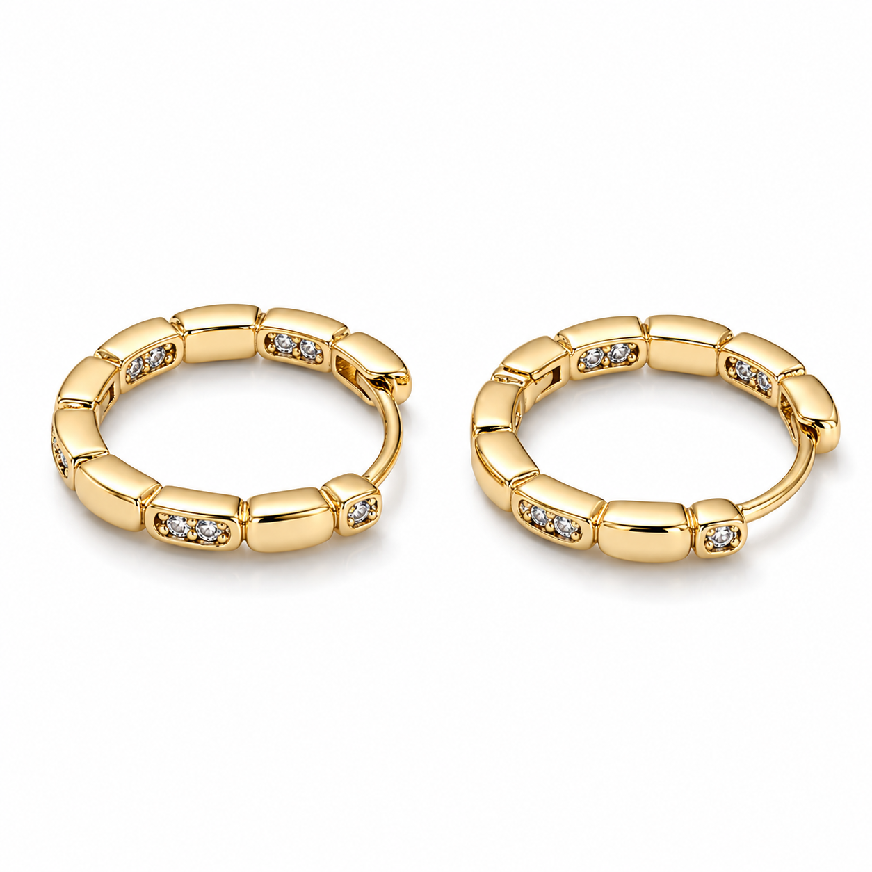 Gold Huggies earrings 14K Gold Filled