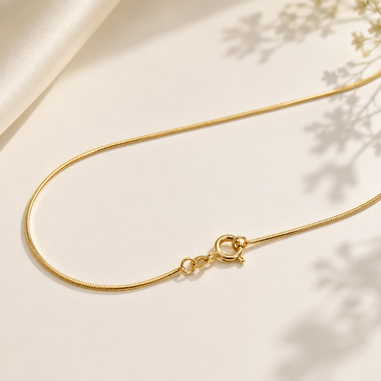 Omega Cocoon Chain Necklace – 18"