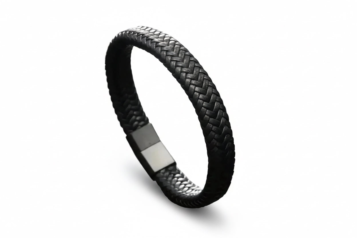 Men’s Braided Leather Bracelet