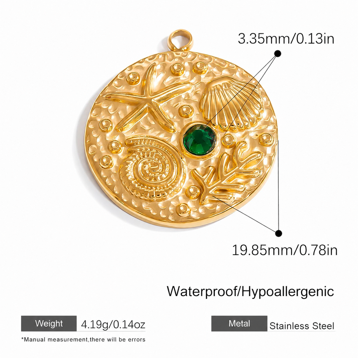 Emerald Tides Charm