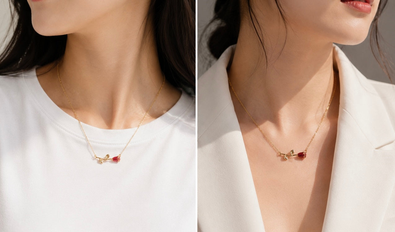 Rose Whisper Necklace