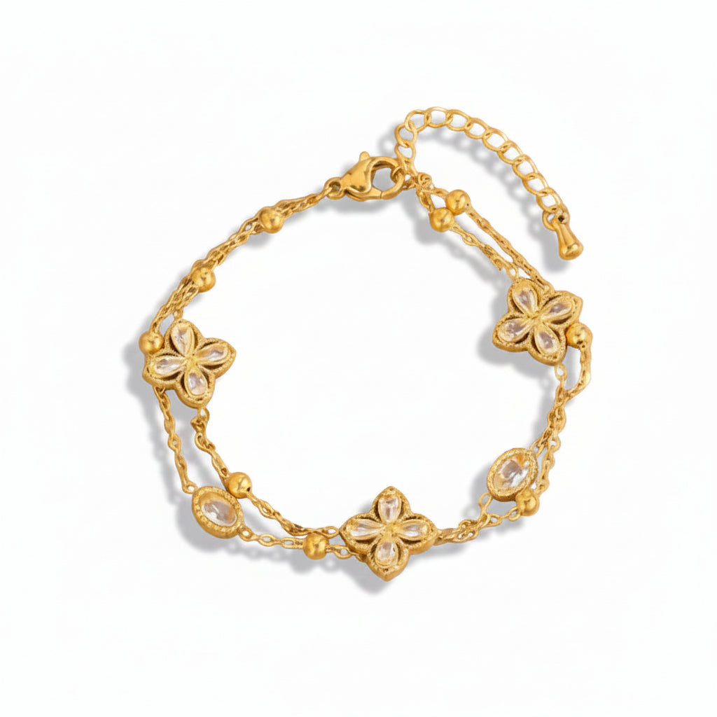 Bloom double bracelet