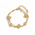 Bloom double bracelet