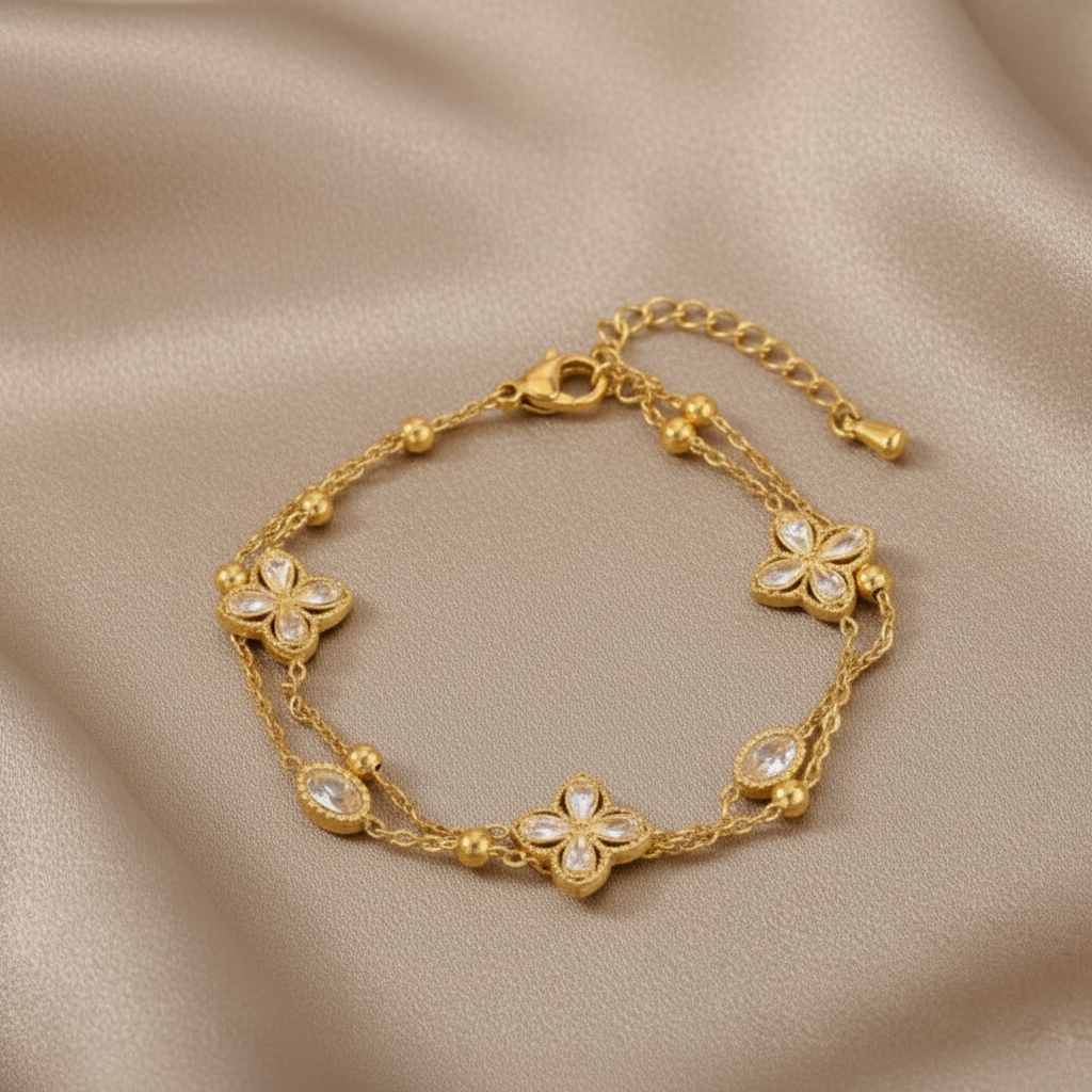 Bloom double bracelet