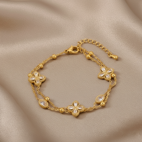 Bloom double bracelet