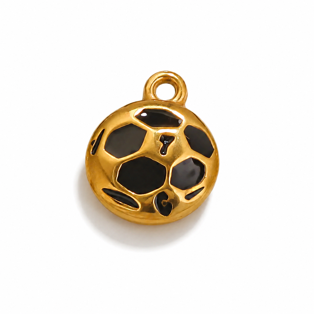 Golden Goal Soccer Charm