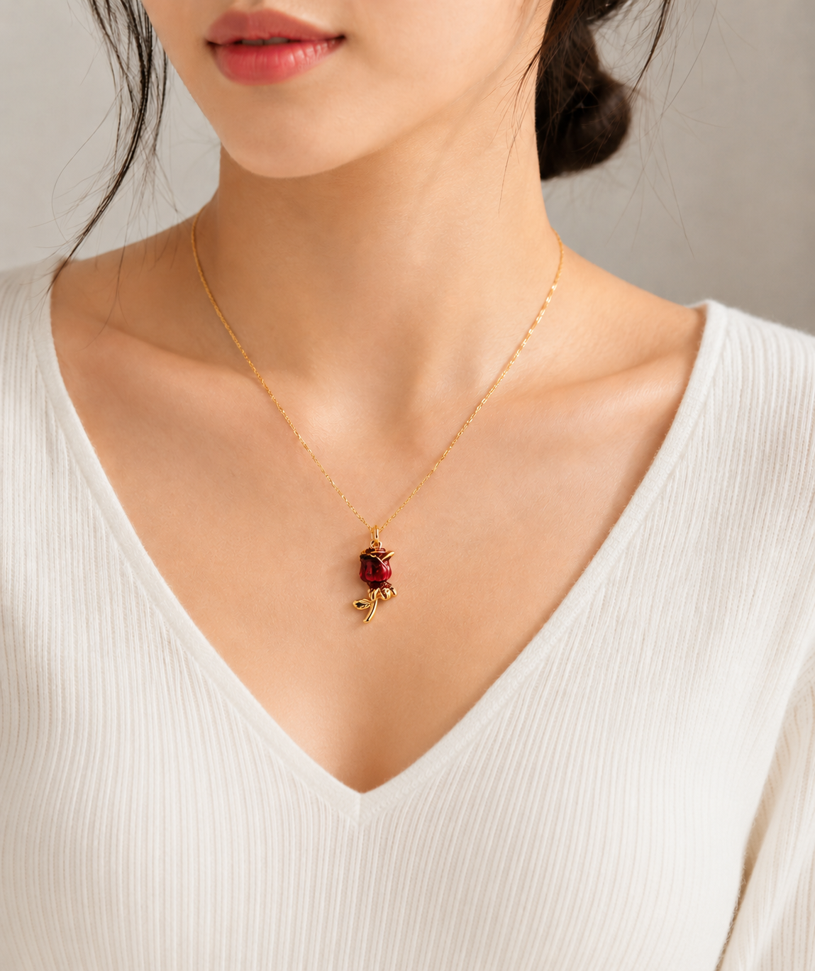Rose Whisper Necklace