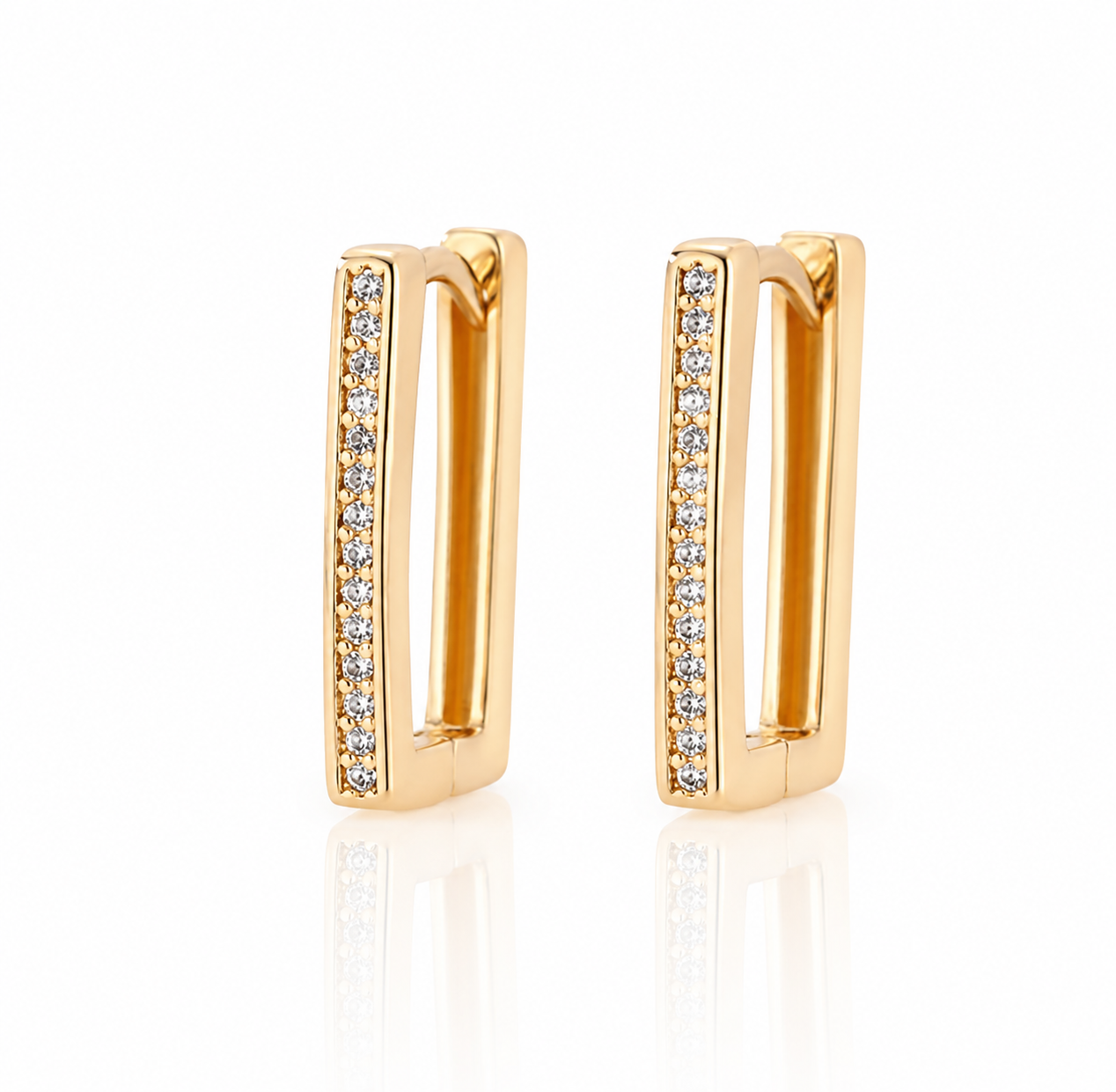 Aurora Spark Huggie Earrings