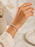 Silver Bamboo Bangle