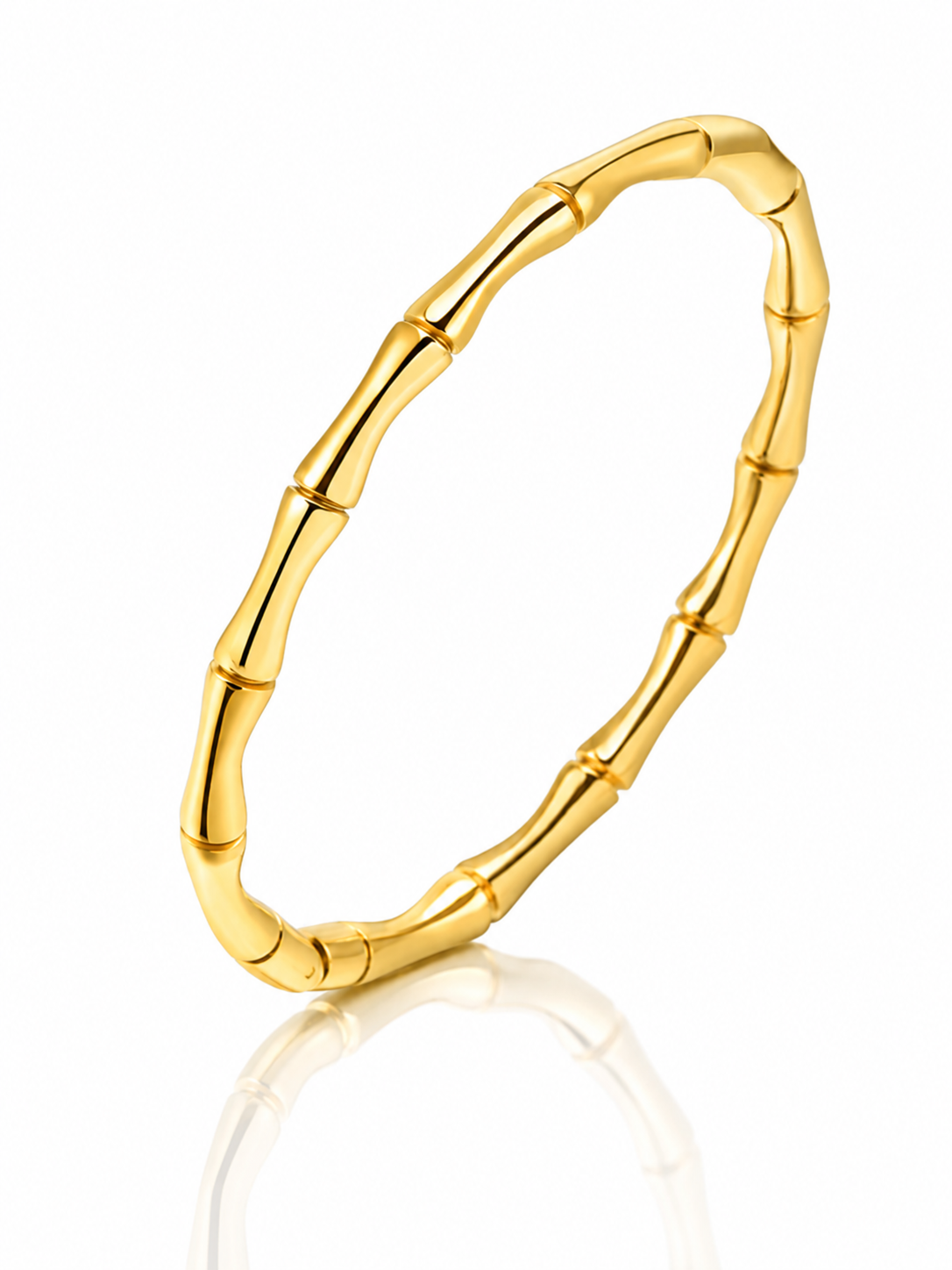 Golden Bamboo Bangle