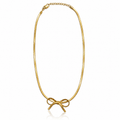 Bow necklace
