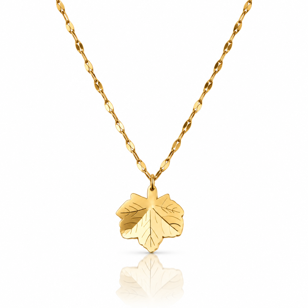 Love for canada maple leaf necklace