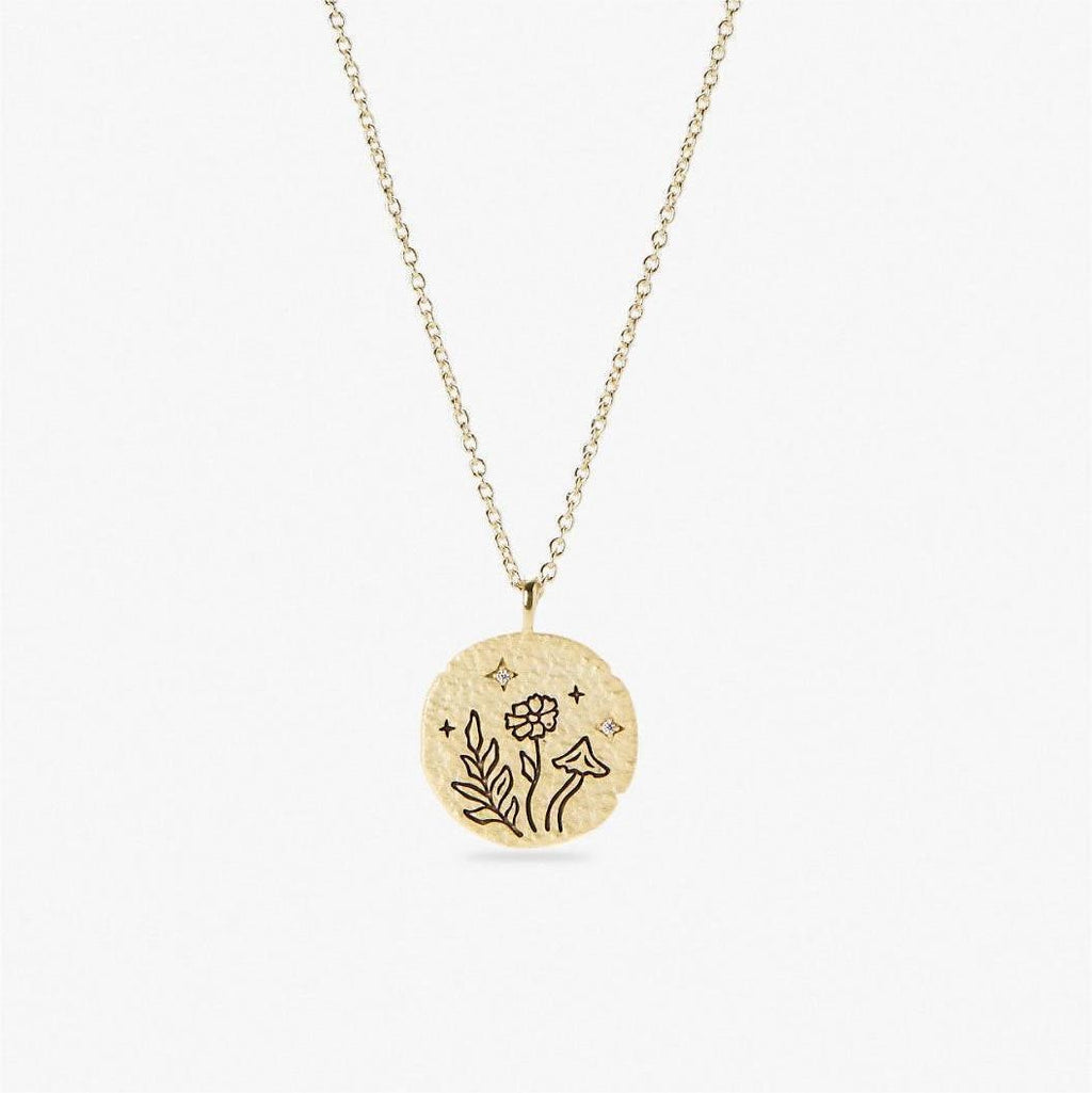 Vintage natural pendant necklace