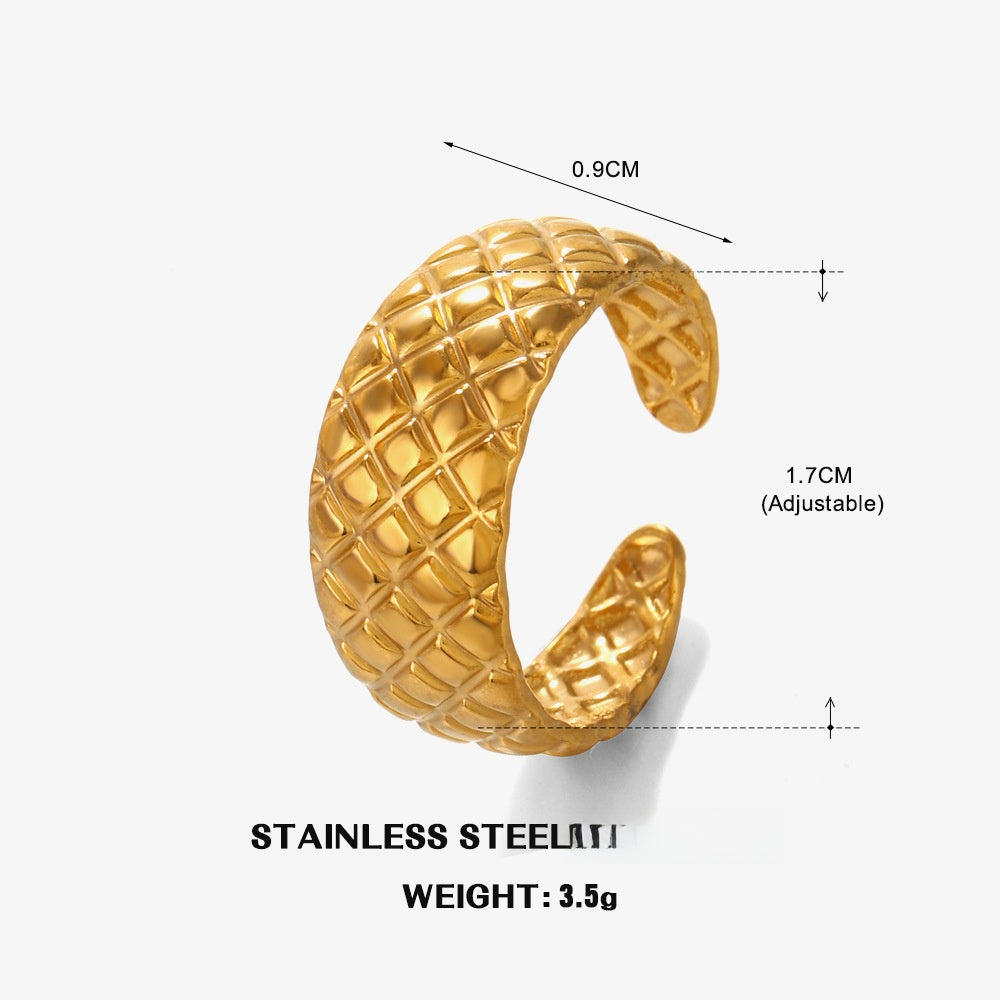 Quilted Luxe Ring