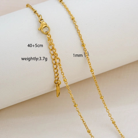 Hollow Chain with bead