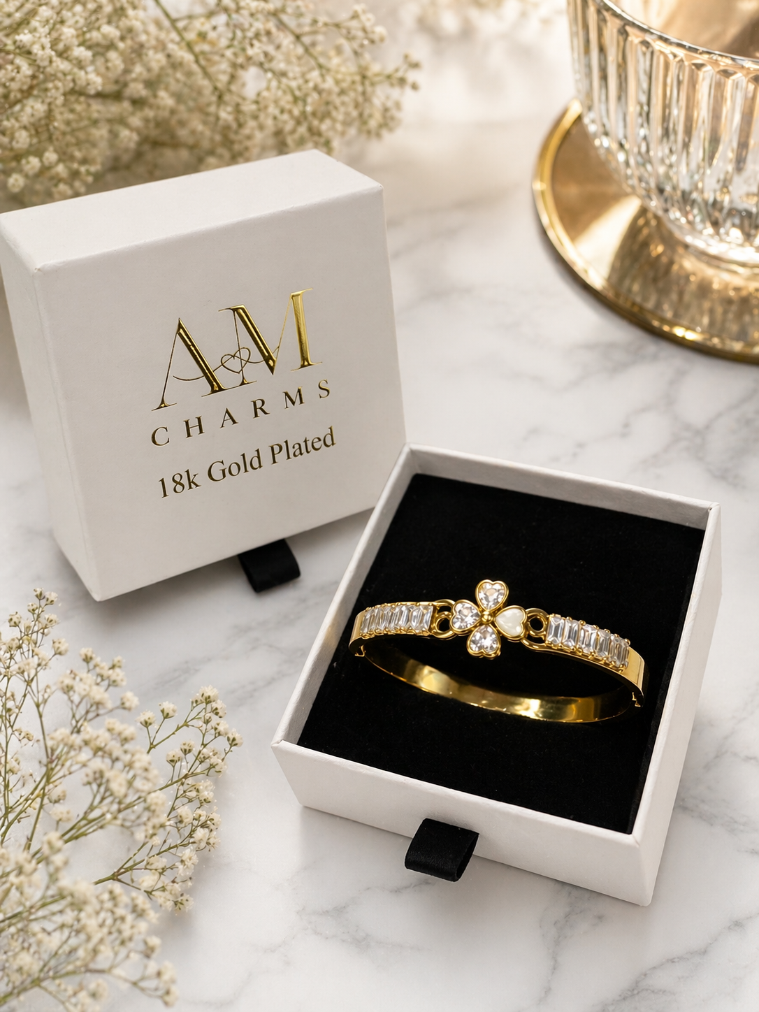 Clover Blossom Bangle
