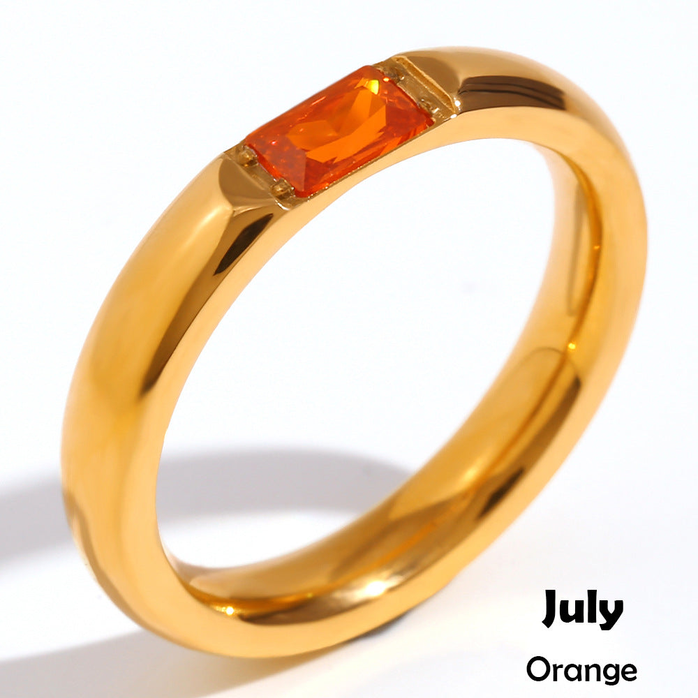 Birthstone rings
