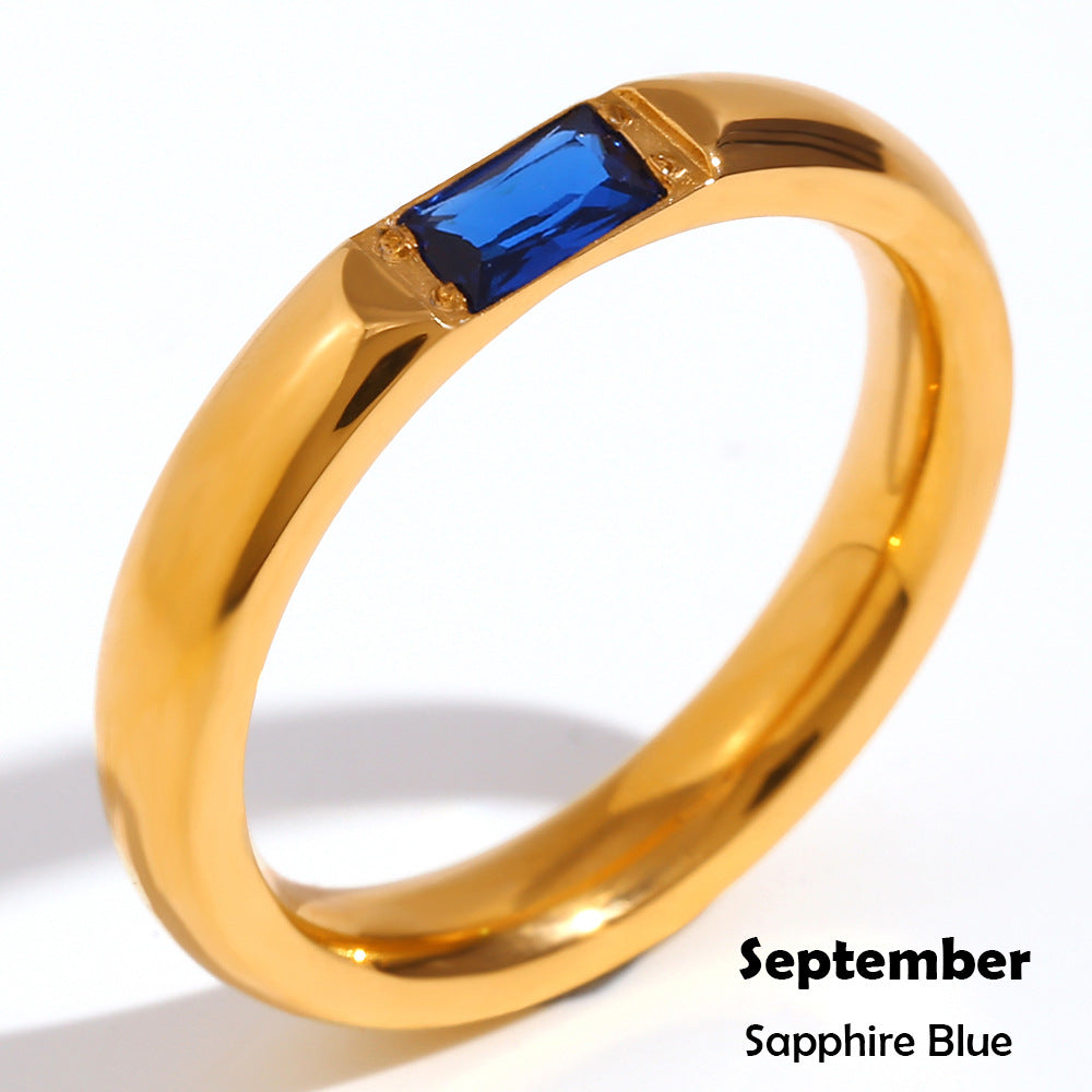 Birthstone rings