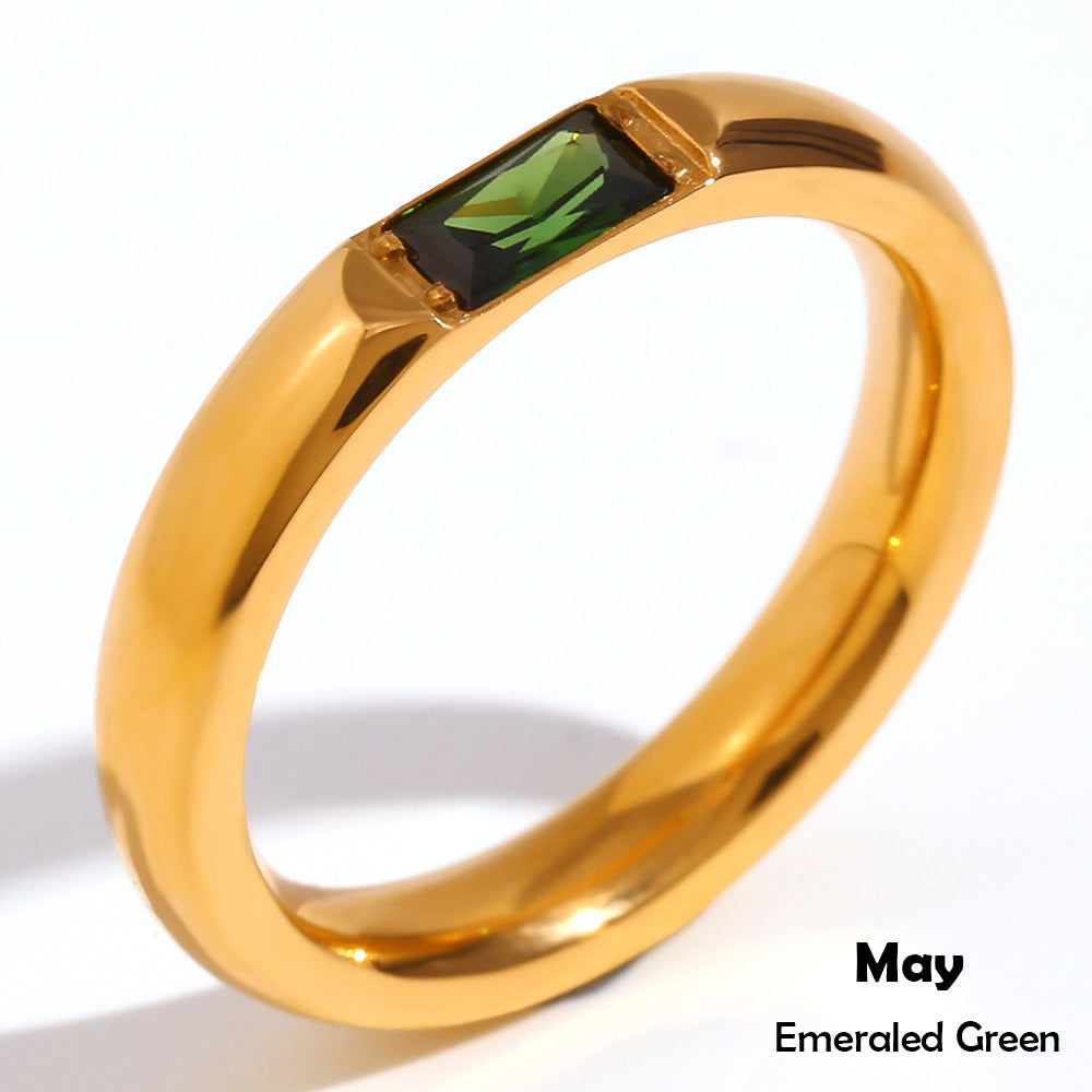 Birthstone rings