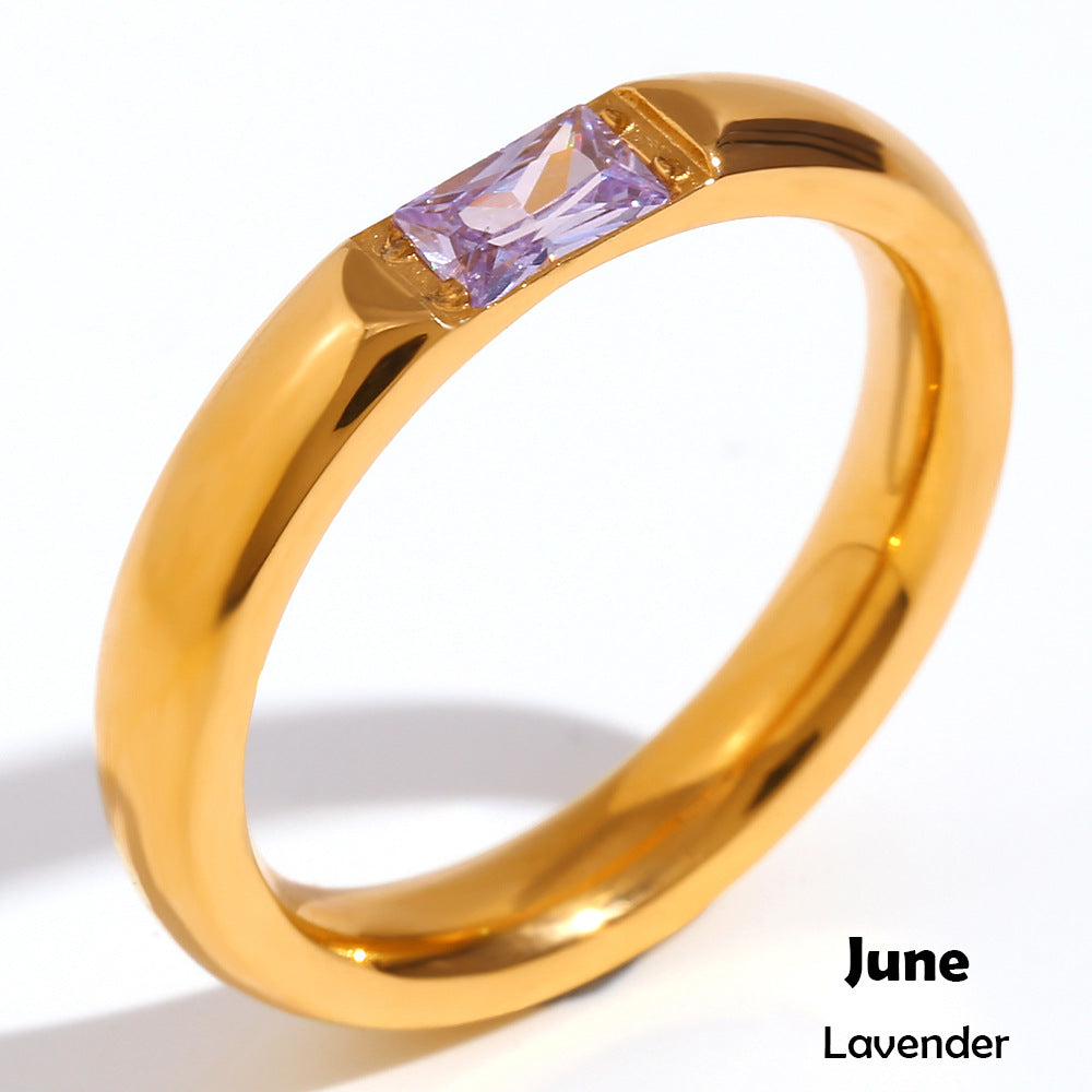 Birthstone rings