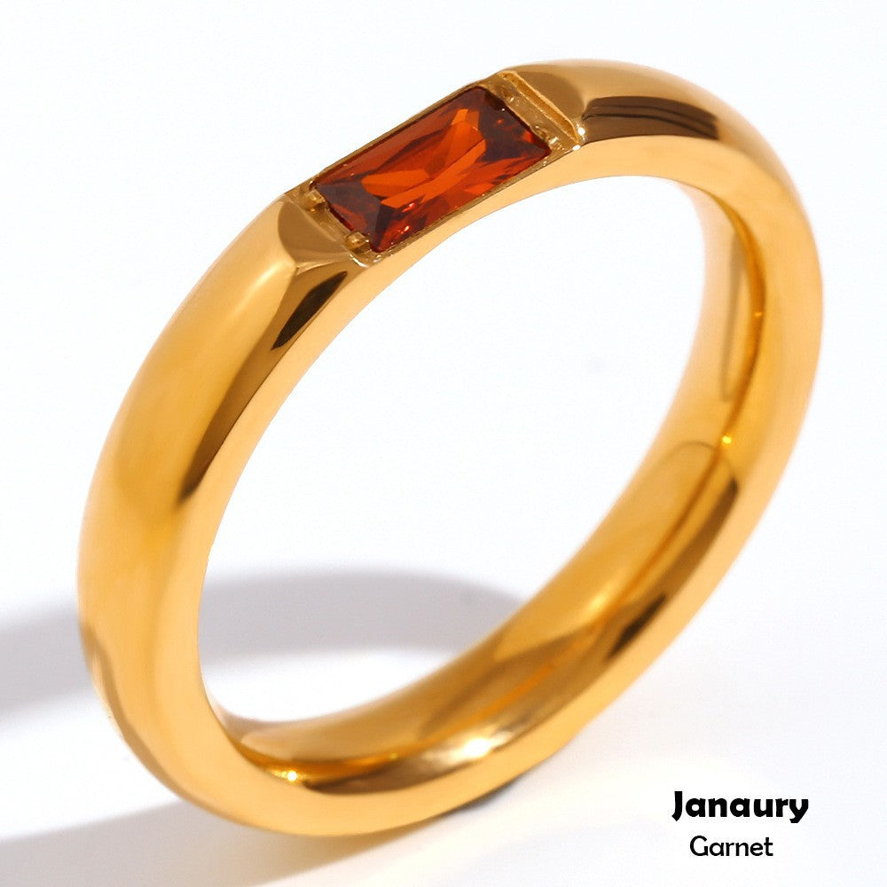 Birthstone rings