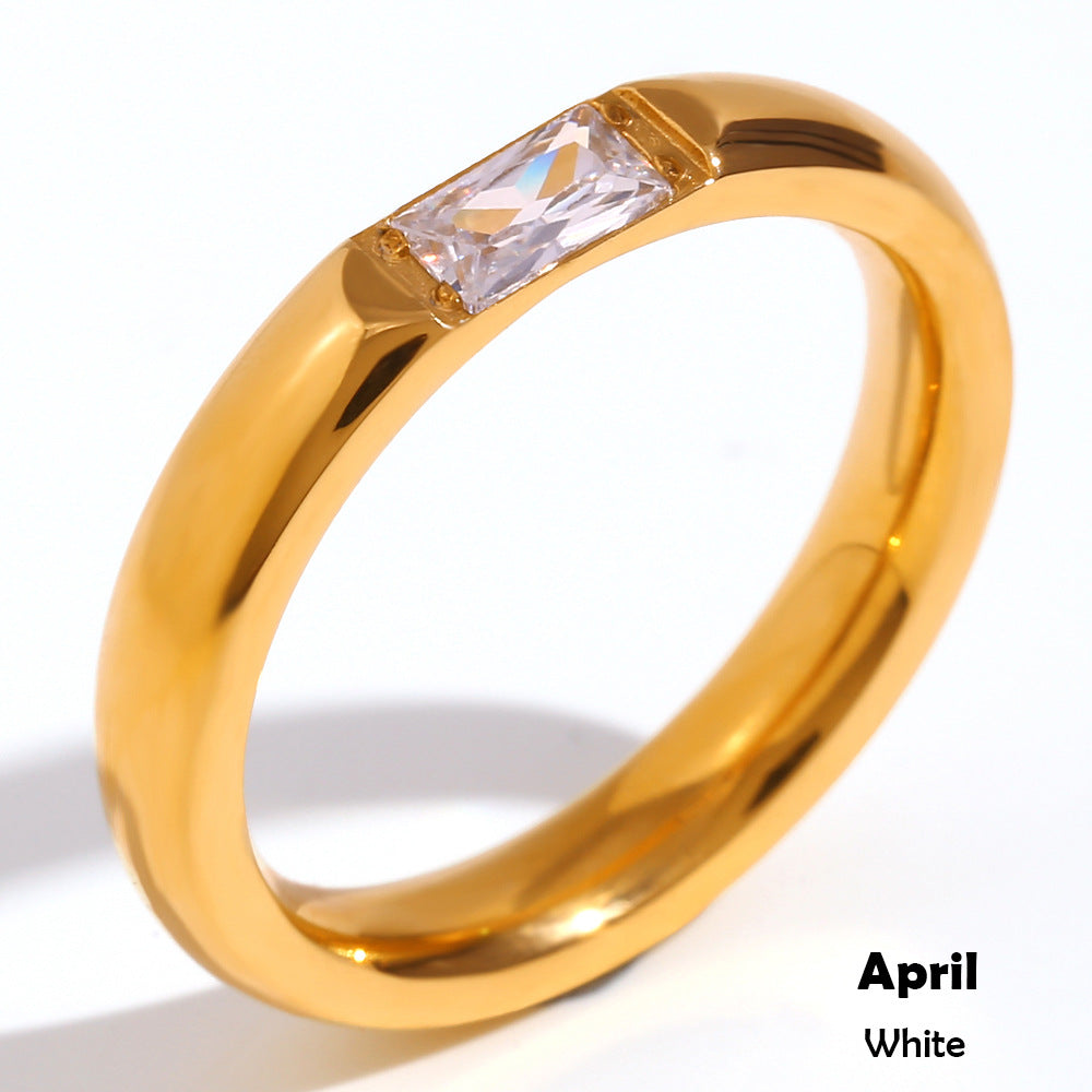 Birthstone rings