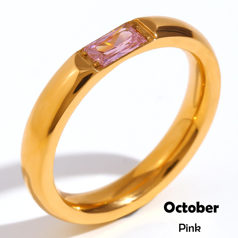 Birthstone rings