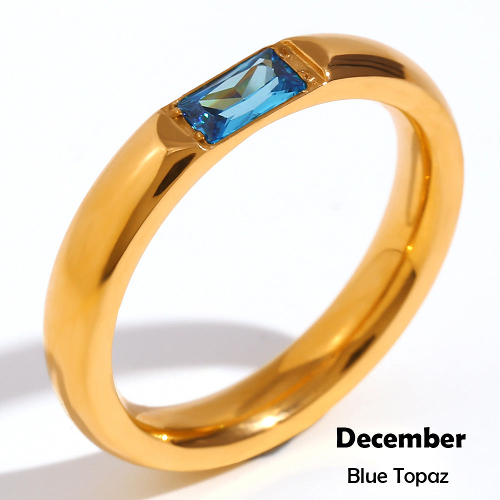 Birthstone rings