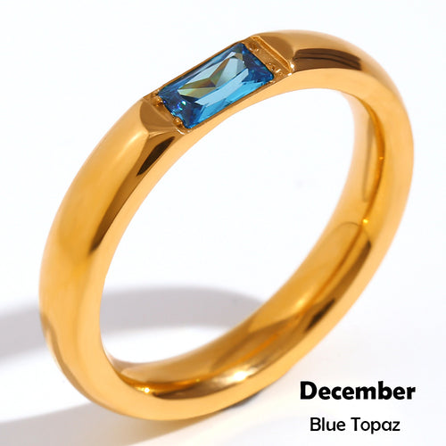 Birthstone rings