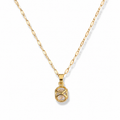 cubical crystal necklace