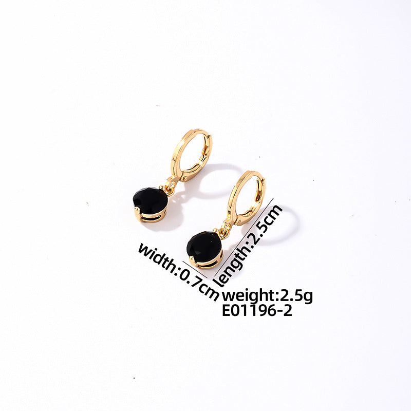 Onyx Drop Earrings