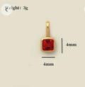 Birthstone Charms-18k gold plated