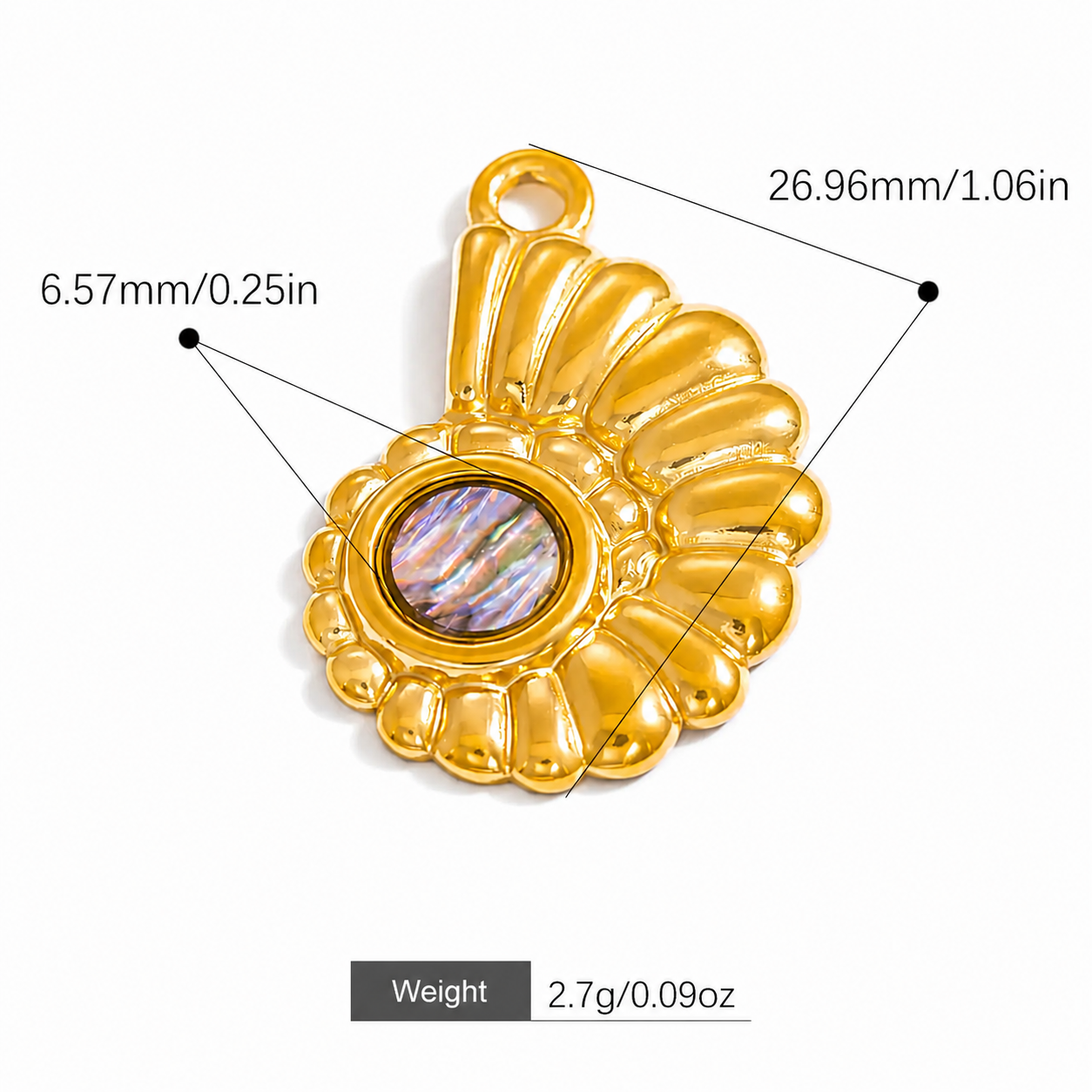 Luna Pearl Charm