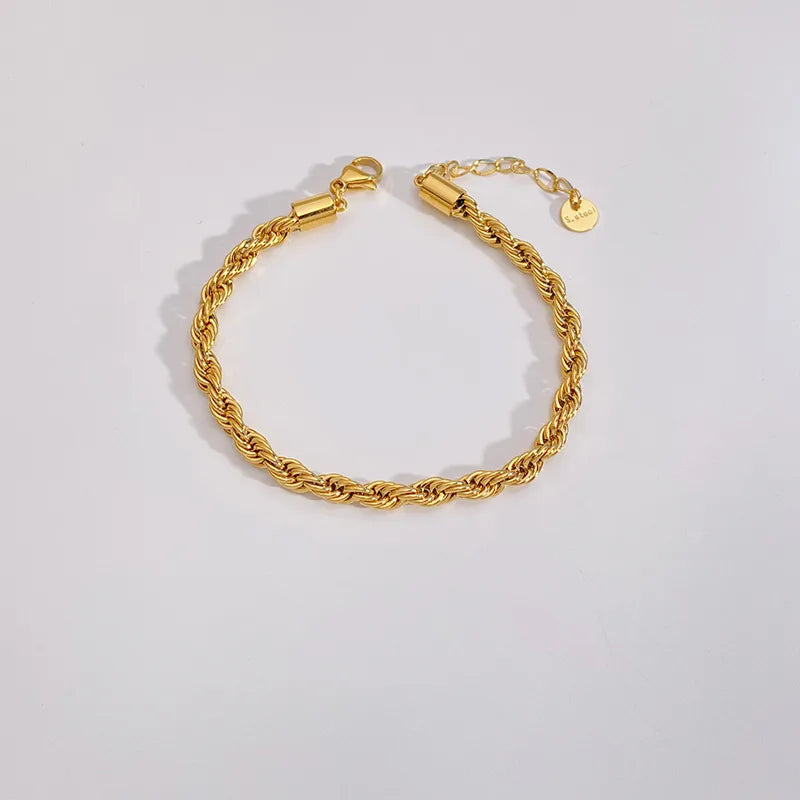 Women's Gold-Plated Stainless Steel Bracelet