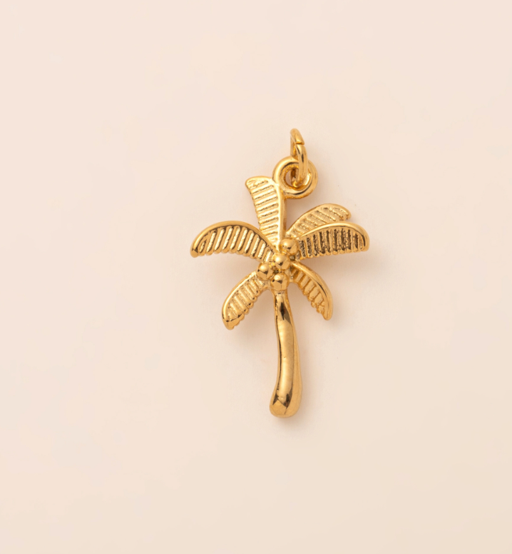 Palm tree charm