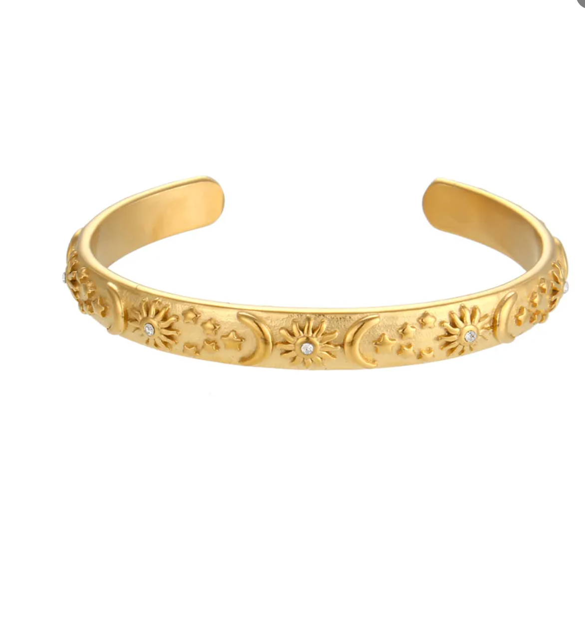 Sun moon Bangle