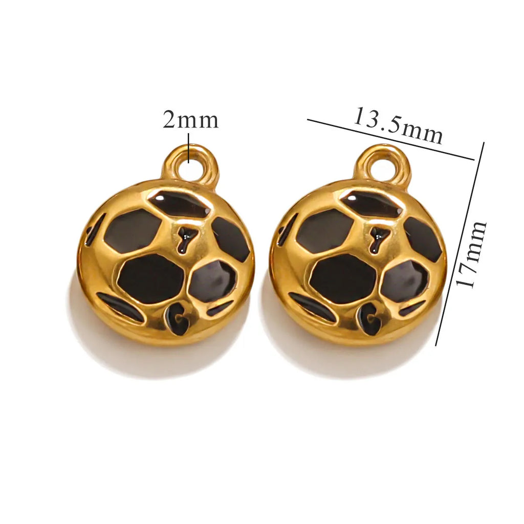 Golden Goal Soccer Charm